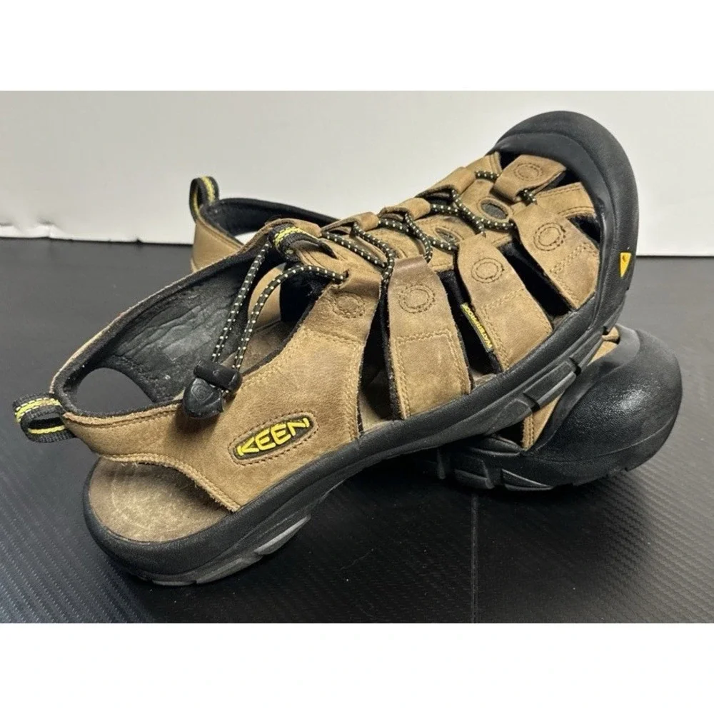 Keen Sandals Bison Leather Waterproof Hiking Fisherman Men's 13